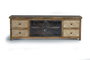 GINER Y COLOMER Mueble TV de madera de mango y metal marrón envejecido